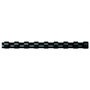 Fellowes Canutillos de Plástico Negro 8 mm, Pack de 25 Unidades
